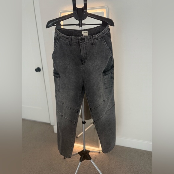 L'AGENCE NWOT Brooklyn High-Rise Utility Wide Leg Jeans - Picture 6 of 9